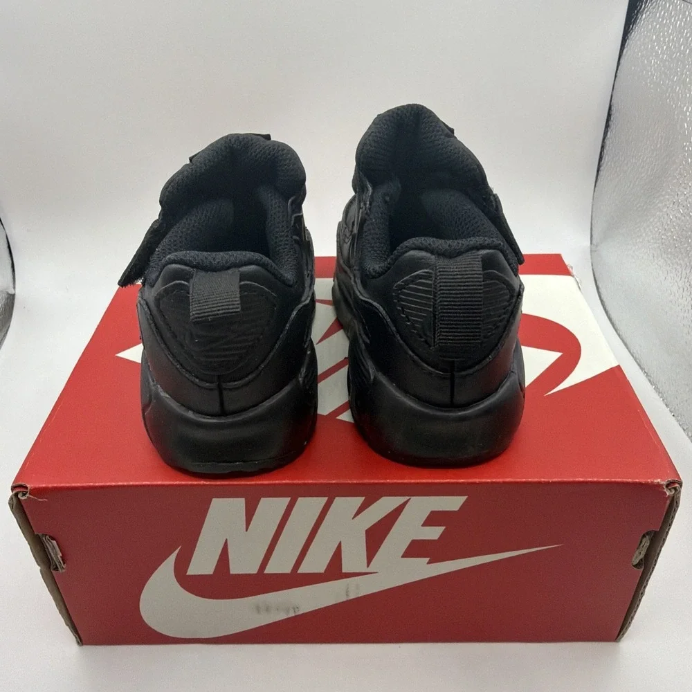 Nike Air Max 90 Easy On Toddler Size 6c Black Athletic Walking Shoes